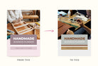 Ladystrategist Handmade Business Planner Canva Template instagram canva templates social media templates etsy free canva templates