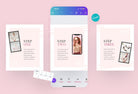 Ladystrategist Happy Carousel Instagram Engagement Booster Canva Template instagram canva templates social media templates etsy free canva templates