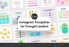 Ladystrategist Instagram Templates for Thought Leaders instagram canva templates social media templates etsy free canva templates