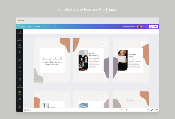Ladystrategist Isabella Coaching 6-Page Carousel Canva Template instagram canva templates social media templates etsy free canva templates