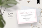 Ladystrategist Karen Printable Thank You Card Packaging Insert Note Canva Template instagram canva templates social media templates etsy free canva templates