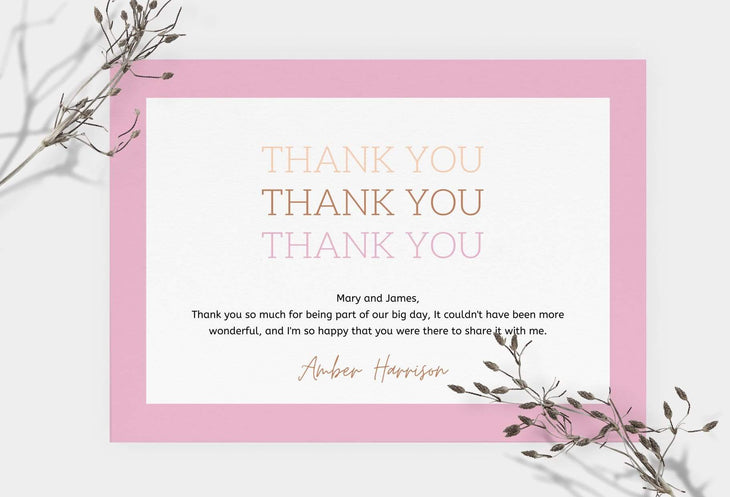 Ladystrategist Katherine Printable Thank You Card Packaging Insert Note Canva Template instagram canva templates social media templates etsy free canva templates