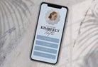 Ladystrategist Kimberly Instagram Link in Bio Canva Landing Page Website instagram canva templates social media templates etsy free canva templates