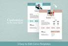 Ladystrategist Laura Media Kit Canva Template for Influencers instagram canva templates social media templates etsy free canva templates