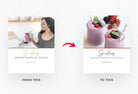 Ladystrategist Layla Food and Nutrition 6-Page Carousel Canva Template instagram canva templates social media templates etsy free canva templates