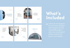Ladystrategist Lily Real Estate 6-Page Carousel Canva Template instagram canva templates social media templates etsy free canva templates