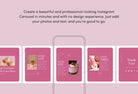 Ladystrategist Lucky Carousel Instagram Engagement Booster Canva Template instagram canva templates social media templates etsy free canva templates
