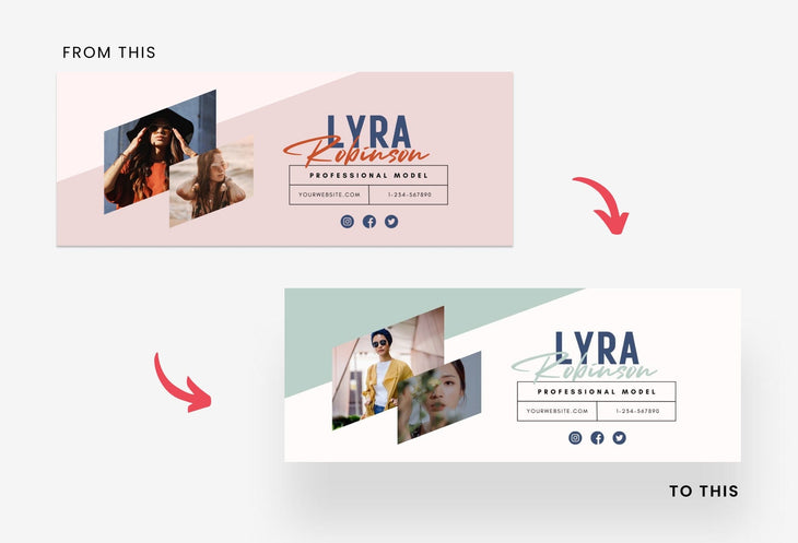 Ladystrategist Lyra Facebook Cover Canva Template instagram canva templates social media templates etsy free canva templates
