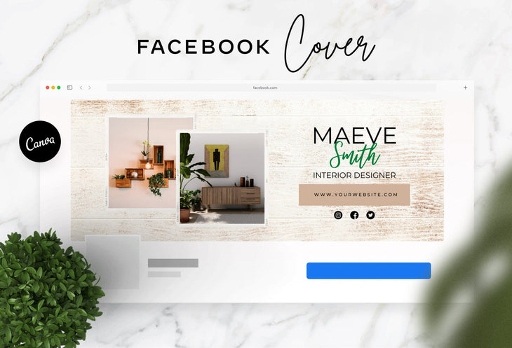Ladystrategist Maeve Facebook Cover Canva Template instagram canva templates social media templates etsy free canva templates