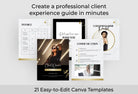 Ladystrategist Marble Gold Service Providers Bundle instagram canva templates social media templates etsy free canva templates