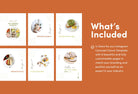 Ladystrategist Mary Food and Nutrition 6-Page Carousel Canva Template instagram canva templates social media templates etsy free canva templates