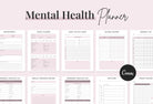 Ladystrategist Mental Health Planner Canva Template instagram canva templates social media templates etsy free canva templates