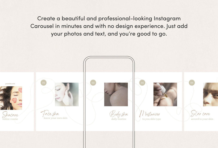 Ladystrategist Naomi Educational 6-Page Carousel Canva Template instagram canva templates social media templates etsy free canva templates