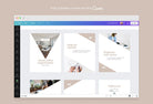 Ladystrategist Natalie Educational 6-Page Carousel Canva Template instagram canva templates social media templates etsy free canva templates