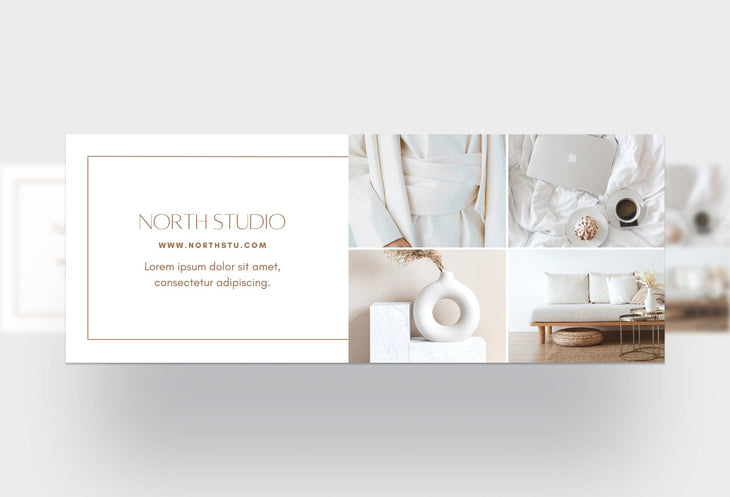 Ladystrategist North Studio Photography Facebook Cover for Photographers Editable Canva Template instagram canva templates social media templates etsy free canva templates