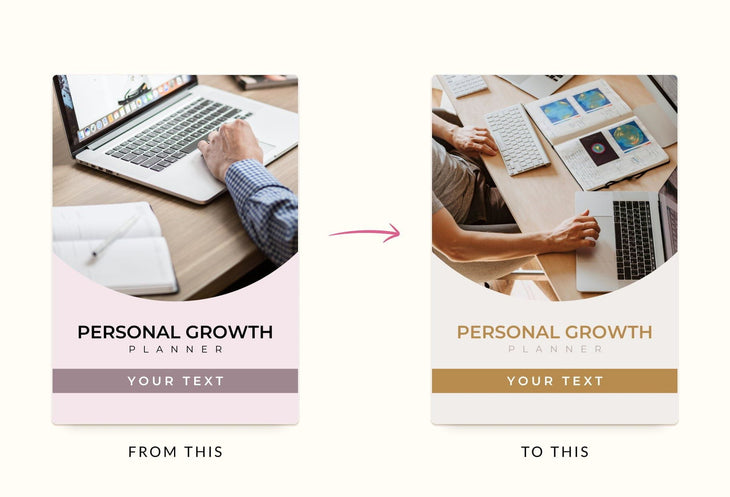 Ladystrategist Personal Growth Planner Canva Template instagram canva templates social media templates etsy free canva templates