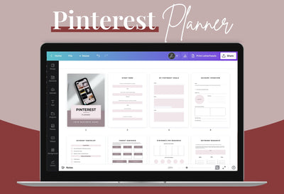 Ladystrategist Pinterest Planner Canva Template instagram canva templates social media templates etsy free canva templates