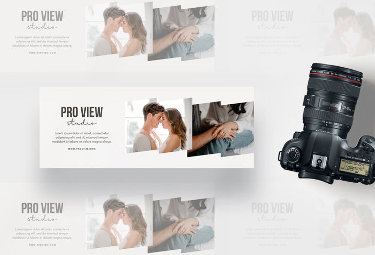 Ladystrategist Pro View Studio Facebook Cover for Photographers Editable Canva Template instagram canva templates social media templates etsy free canva templates
