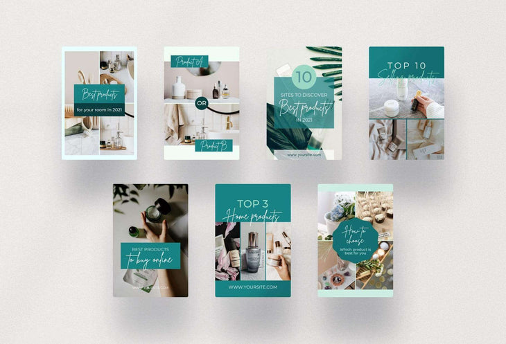 Ladystrategist Product Based Pinterest Template instagram canva templates social media templates etsy free canva templates
