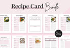 Ladystrategist Recipe Card Bundle Canva Template instagram canva templates social media templates etsy free canva templates