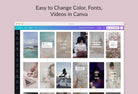 Ladystrategist Reel Quotes Canva Templates Bundle instagram canva templates social media templates etsy free canva templates