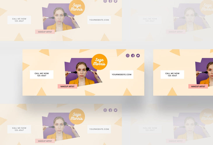 Ladystrategist Sage Facebook Cover Canva Template instagram canva templates social media templates etsy free canva templates