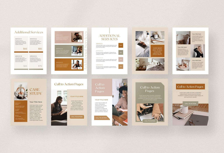 Ladystrategist Services and Pricing Guide for Service Providers Canva Template instagram canva templates social media templates etsy free canva templates