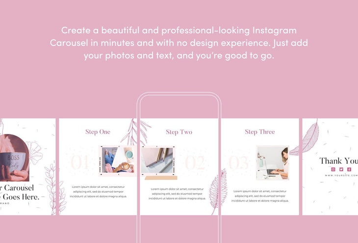 Ladystrategist Shiny Carousel Instagram Engagement Booster Canva Template instagram canva templates social media templates etsy free canva templates