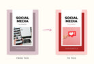 Ladystrategist Social Media Planner Canva Template instagram canva templates social media templates etsy free canva templates