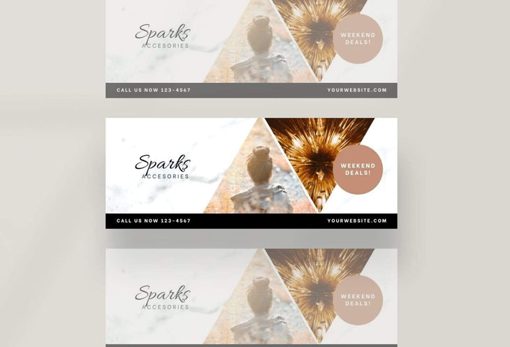 Ladystrategist Sparks accesories Facebook Cover Canva Template instagram canva templates social media templates etsy free canva templates