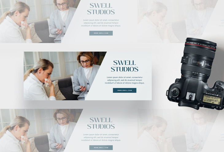 Ladystrategist Swell Studios Facebook Cover for Photographers Editable Canva Template instagram canva templates social media templates etsy free canva templates