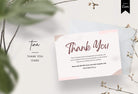 Ladystrategist Tina Printable Thank You Card Packaging Insert Note Canva Template instagram canva templates social media templates etsy free canva templates