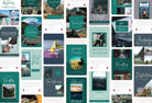 Ladystrategist Travel Pinterest Template instagram canva templates social media templates etsy free canva templates