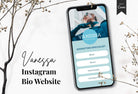 Ladystrategist Vanessa Instagram Link in Bio Canva Landing Page Website instagram canva templates social media templates etsy free canva templates