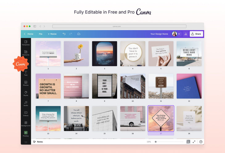 Ladystrategist Viral Signs Social Media Canva Templates to Boost Engagement instagram canva templates social media templates etsy free canva templates