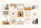 Ladystrategist YOGA Boho - 97 Done-for-You Yoga Instagram Posts - Fully Editable Canva Templates instagram canva templates social media templates etsy free canva templates