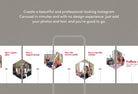 Ladystrategist Zoe Fitness 6-Page Carousel Canva Template instagram canva templates social media templates etsy free canva templates